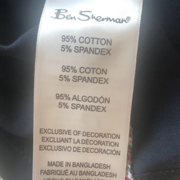 Ben Sherman Two Button Polo Shirt Color Block Navy & Red Blazer Stitched… - Picture 9 of 12